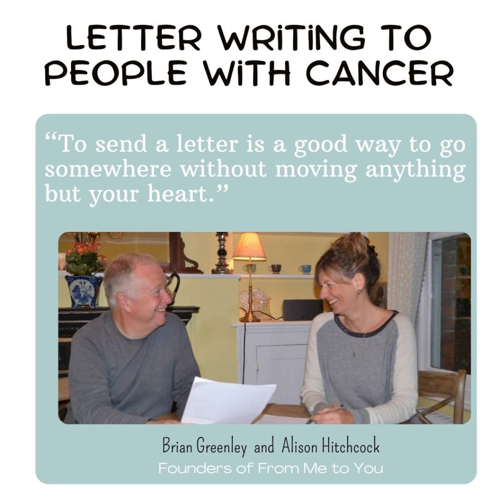 Letter Writing To People With Cancer