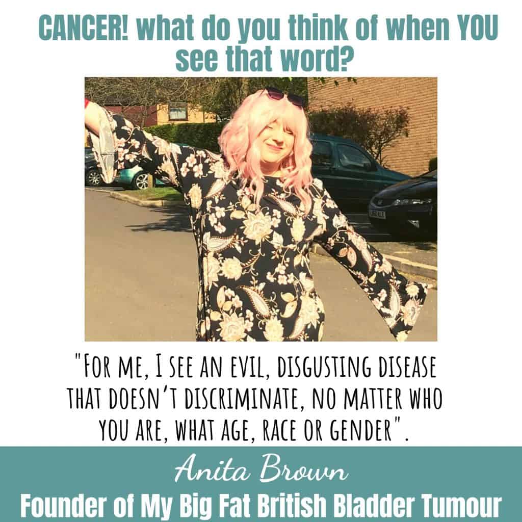 CANCER! what do you think of when YOU see that word?