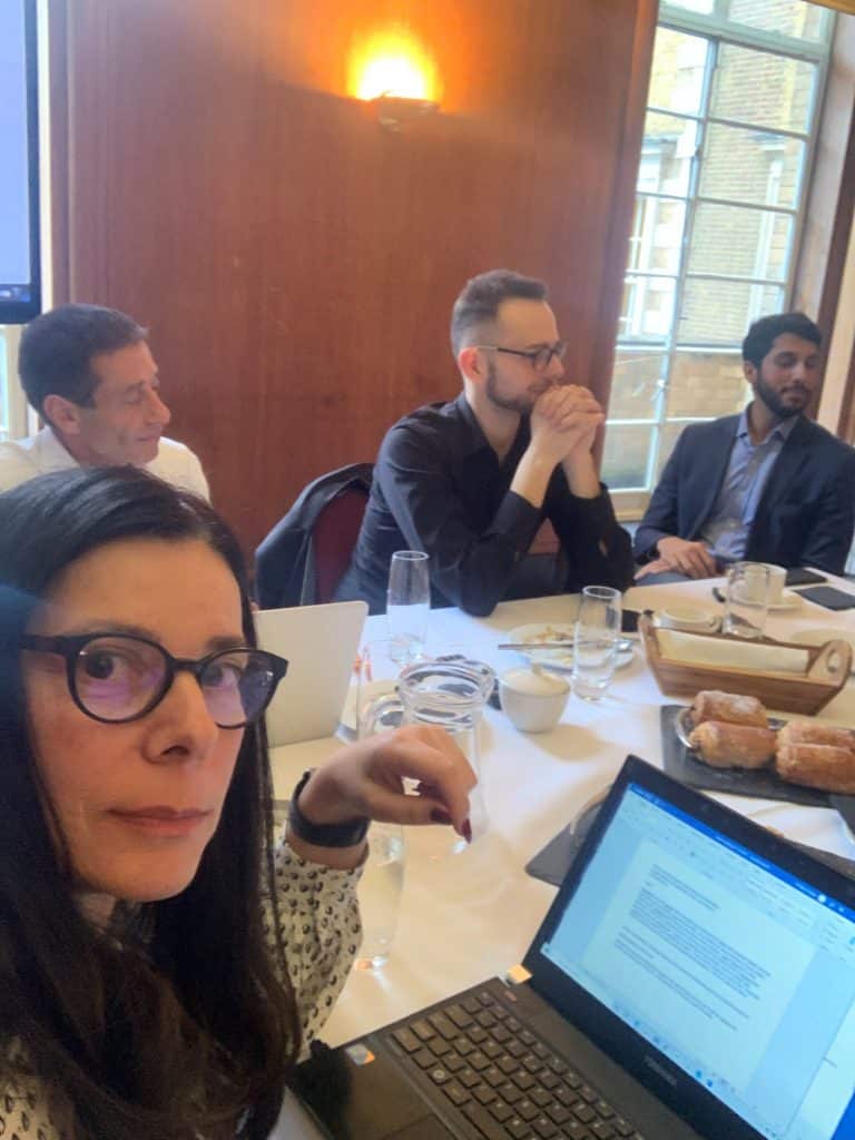 Dr Shara Cohen at Optimised Healthcare board meeting
