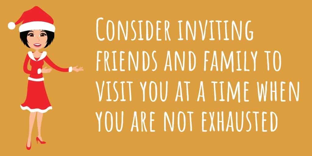 Only Invite People Round When You Are Not Tired If You Have Cancer