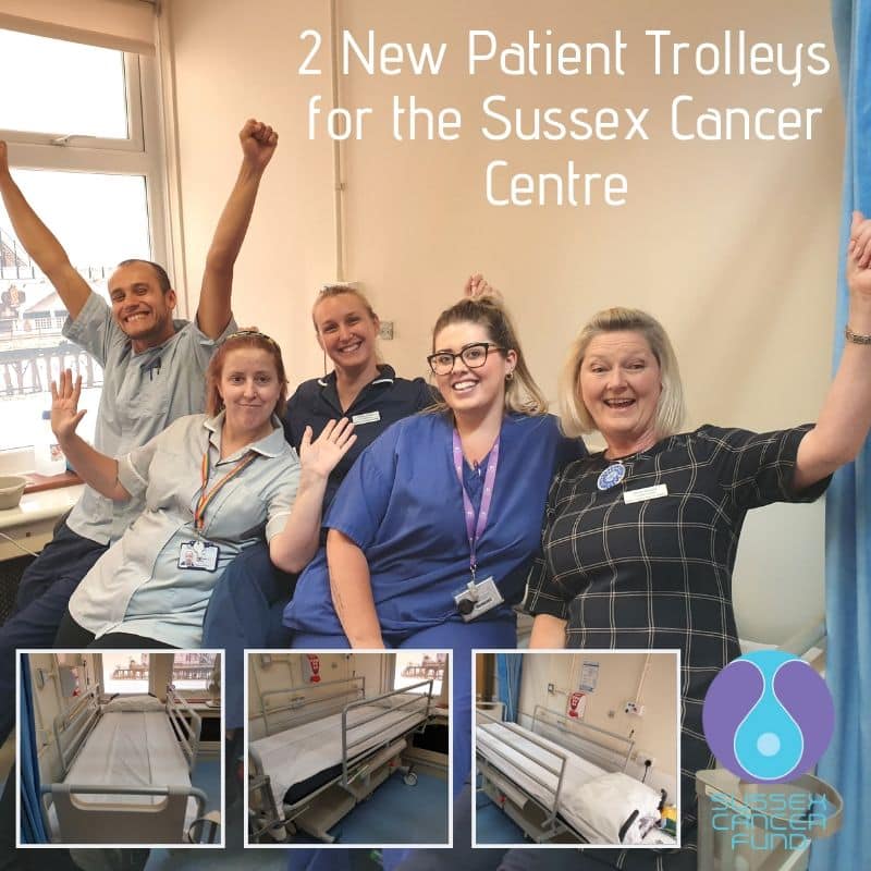 2 New Patient Trolleys For The Sussex Cancer Centre