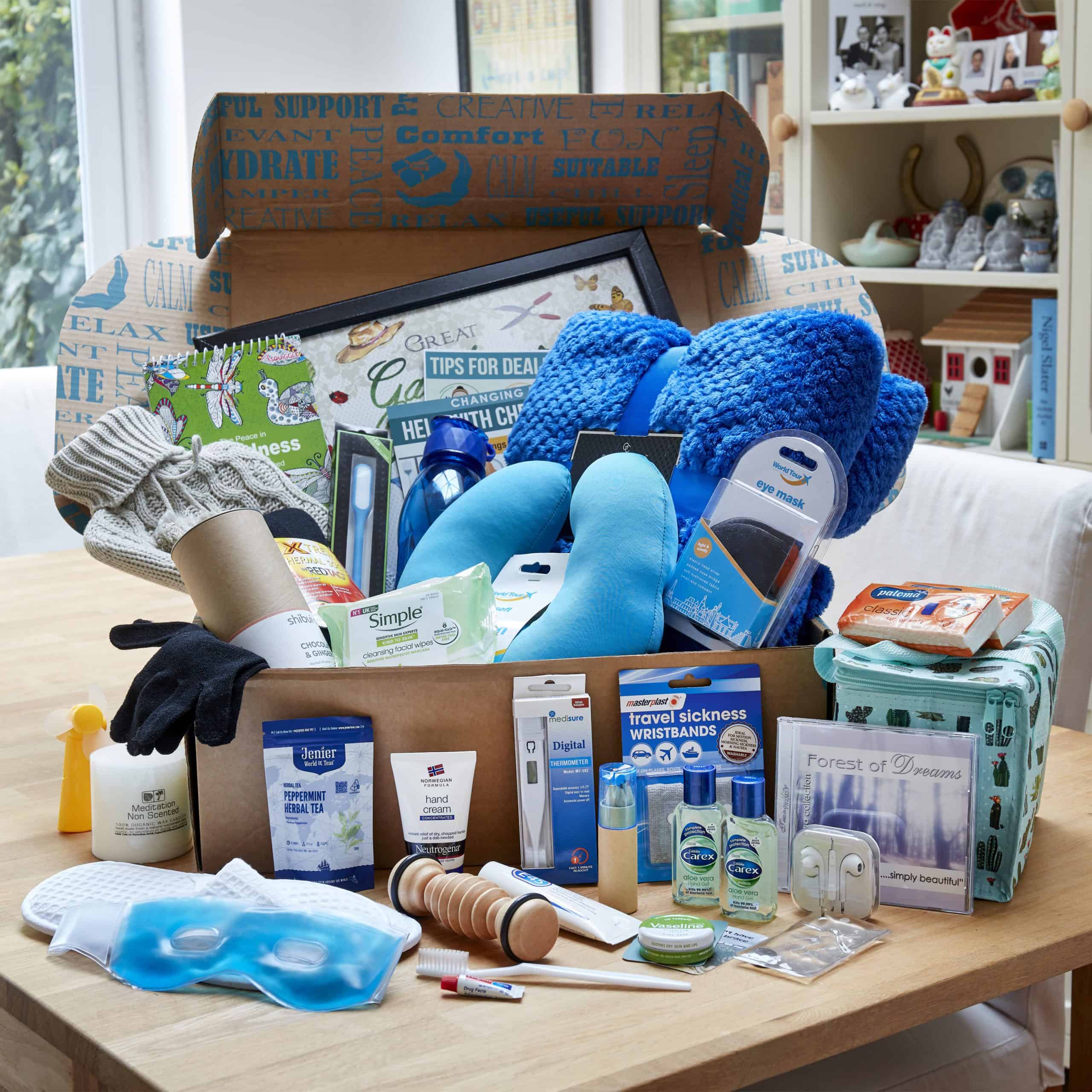 Cancer Care Package for Women & Men - Chemotherapy Gift Comfort & Relief  Items - Shop Gift World for the World's Finest Gourmet Food Baskets, Themed  Gift Box Collections and Specialty Gifts.