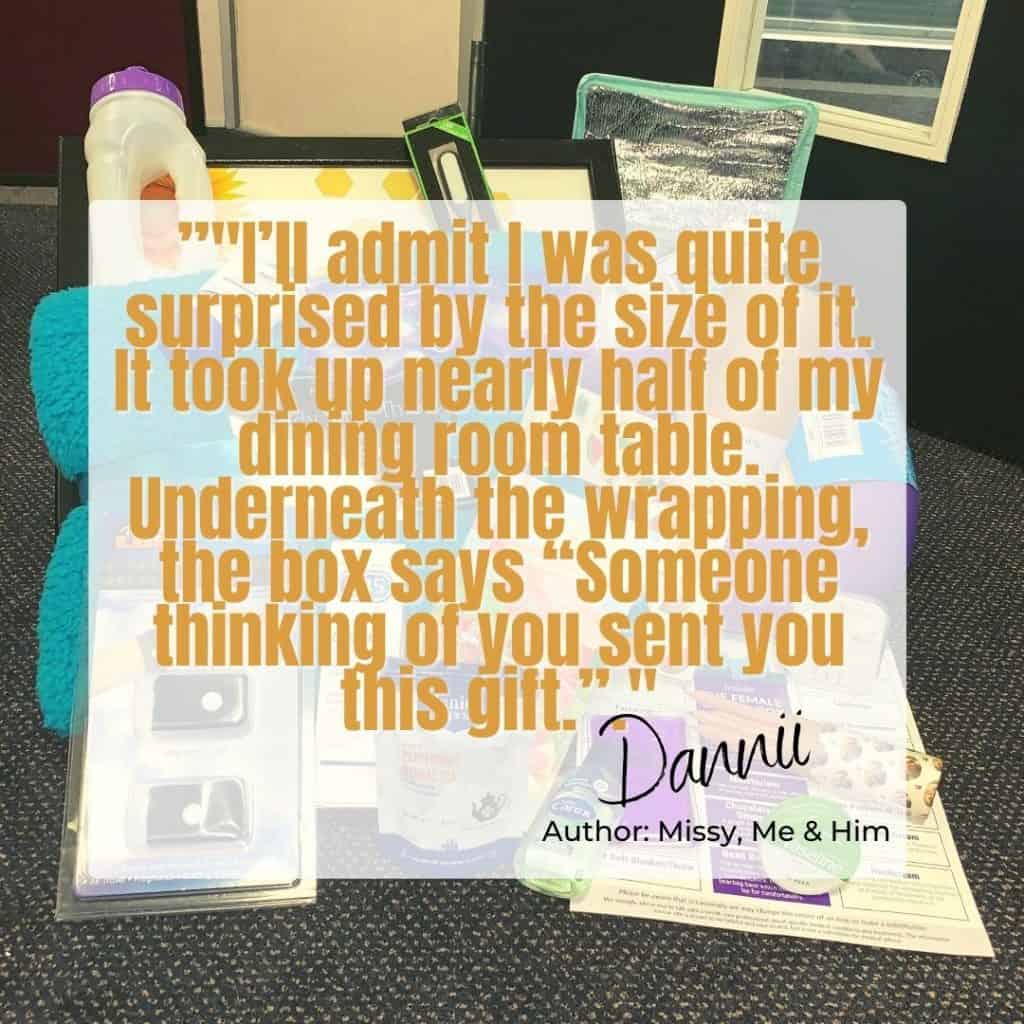 Cancer Care Parcel Review Of The Woman's Cancer Gift Basket