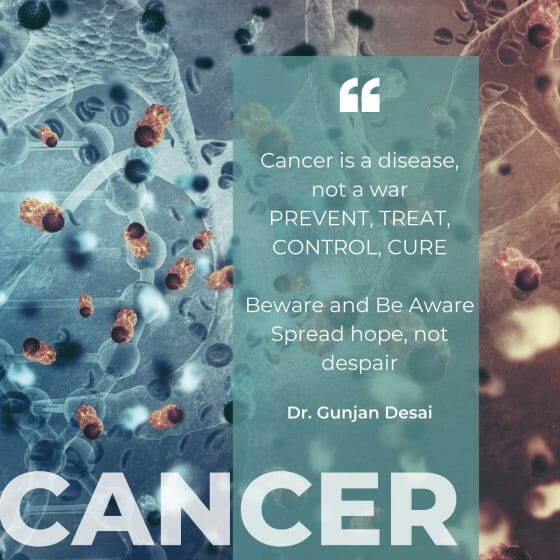 Beware And Be Aware – Cancer Is Not Warfare