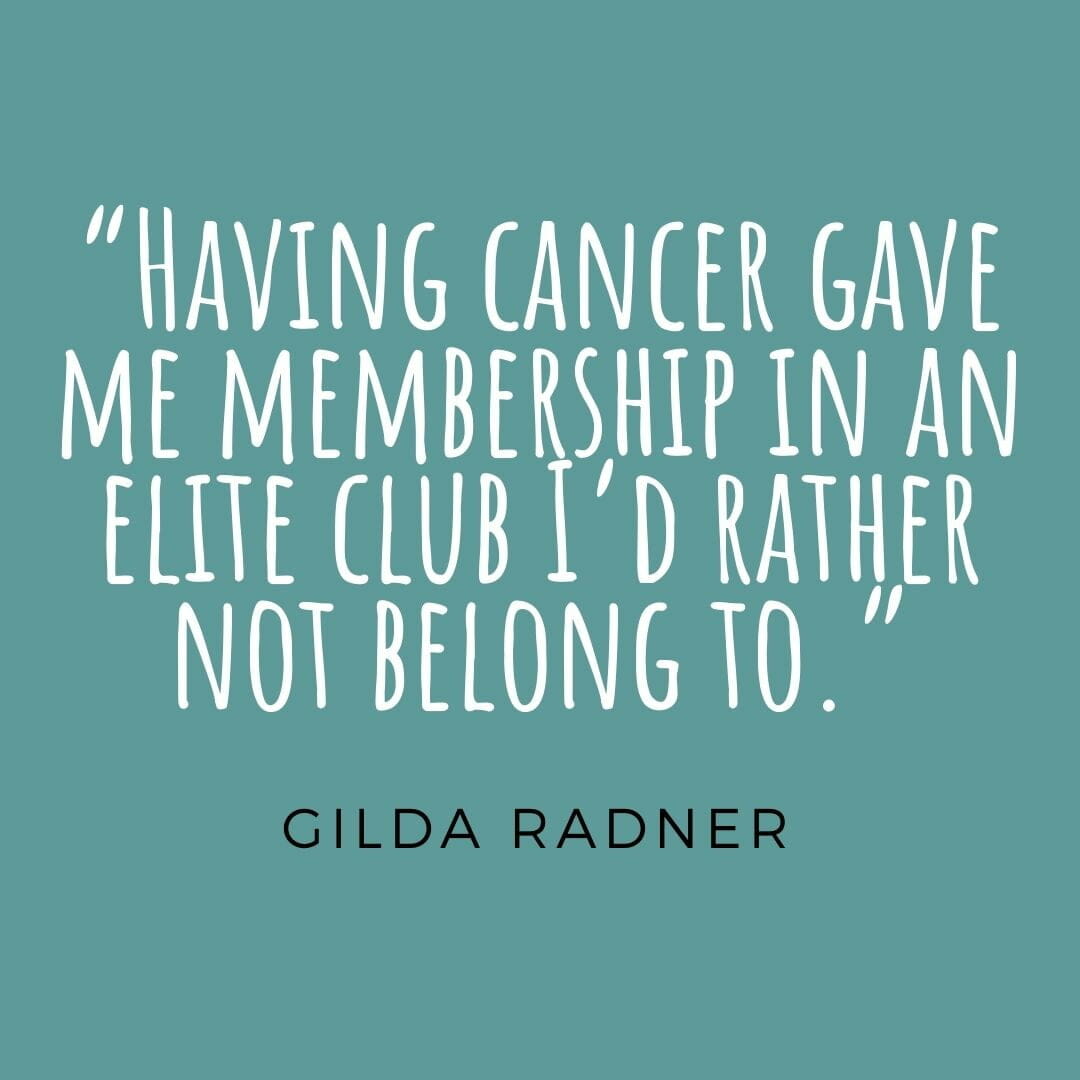 Having Cancer Gave Me Membership In An Elite Club I'd Rather Not Belong To