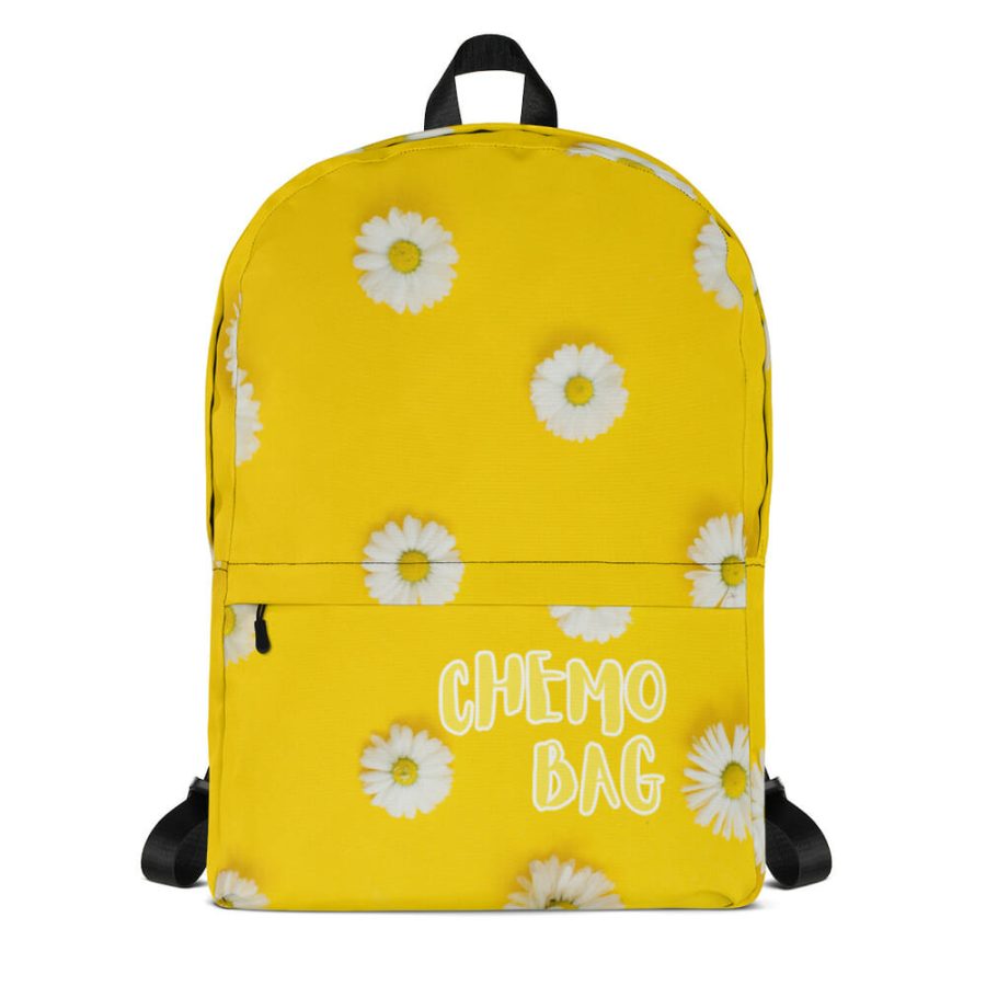 All Over Print Backpack White Front 61756D8A4Dcd1
