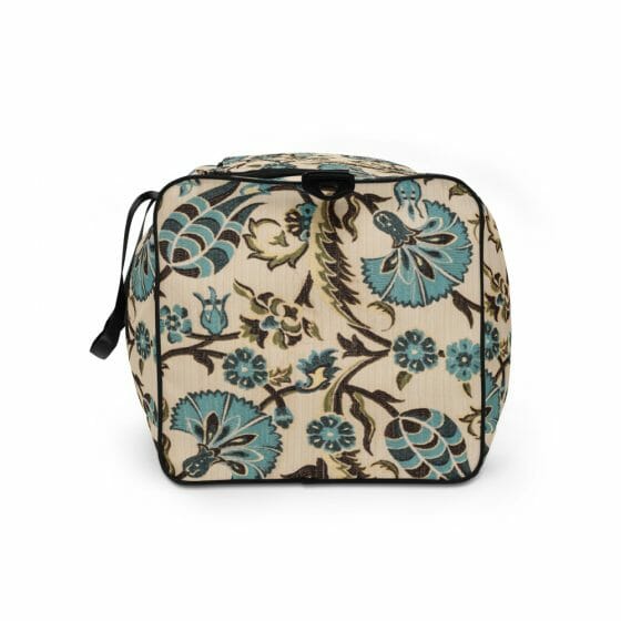 Gorgeous Blue Flower Duffle Bag | Chemo, Hospital, Gym