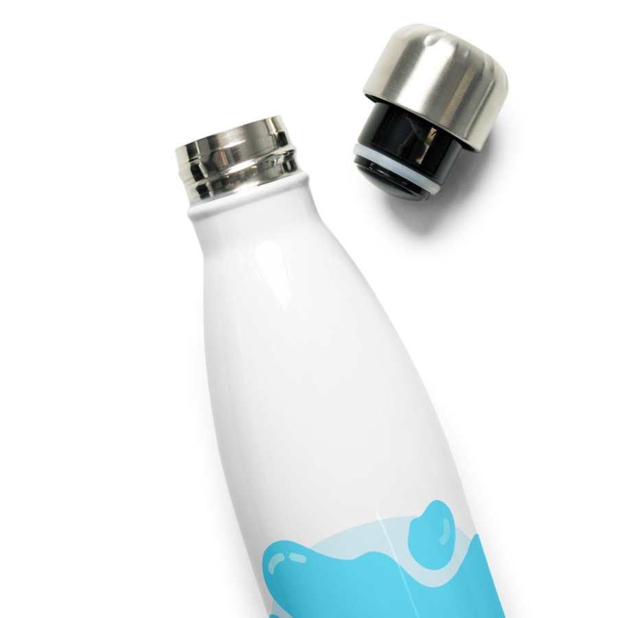 Stainless Steel Water Bottle White 17Oz Product Details 6172973376405