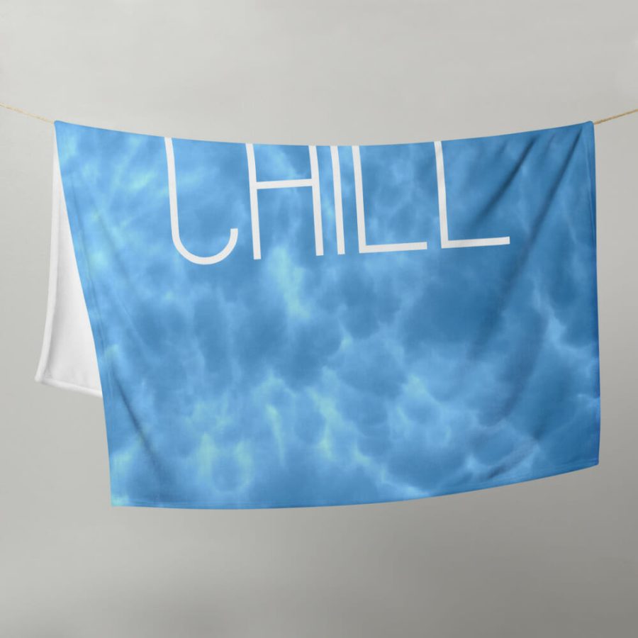 'Chill' Soft Silk Touch Throw Blanket