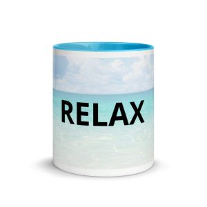Relax Mug | Blue · Sturdy · Ceramic