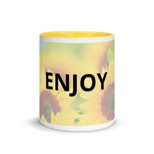 Enjoy Mug | Yellow · Sturdy · Ceramic