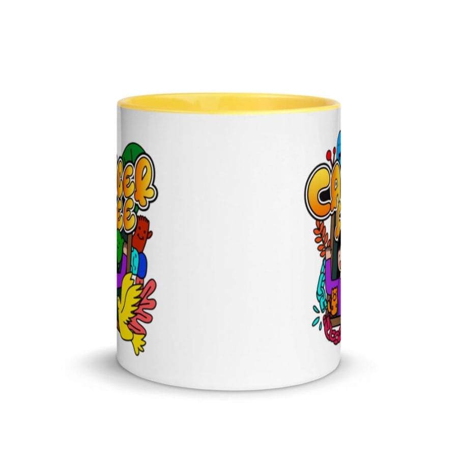 White Ceramic Mug With Color Inside Yellow 11Oz Front 617D84D31A393 2