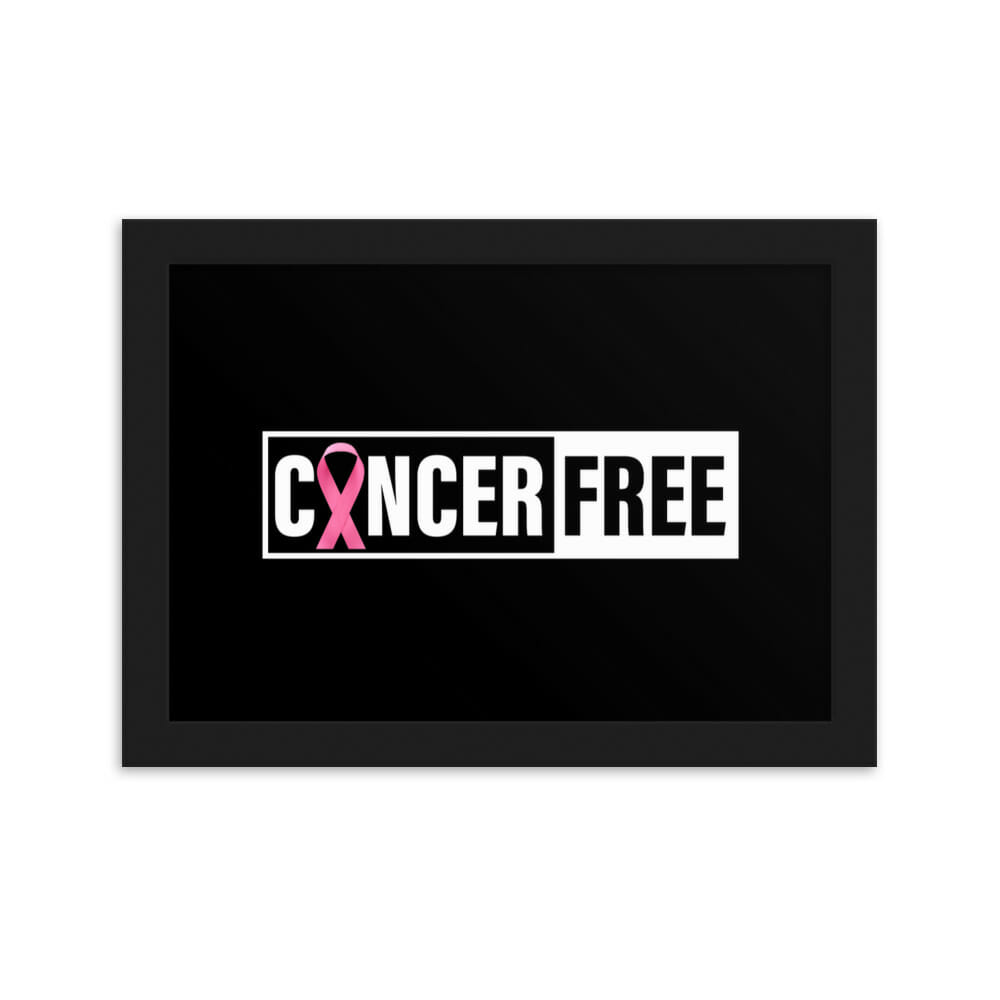 Breast Cancer Free | Framed Matte Paper Poster