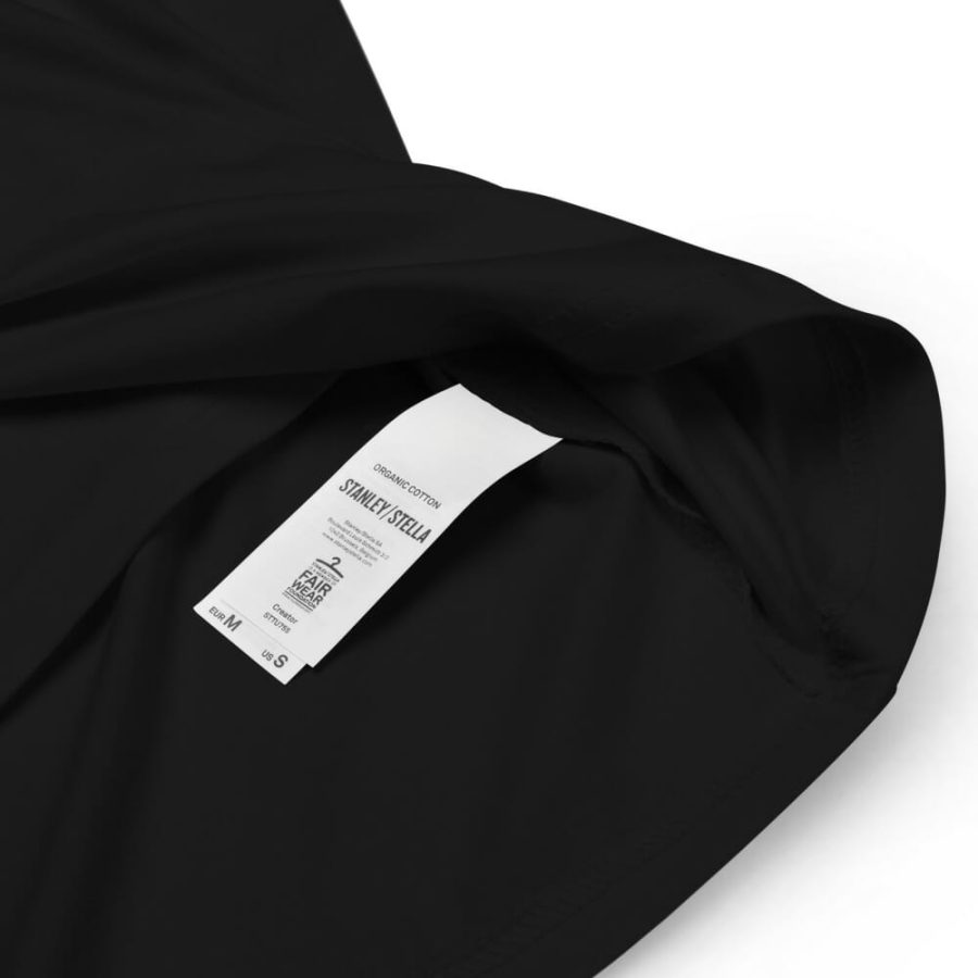 Unisex Organic Cotton T Shirt Black Product Details 61D0442D8198F