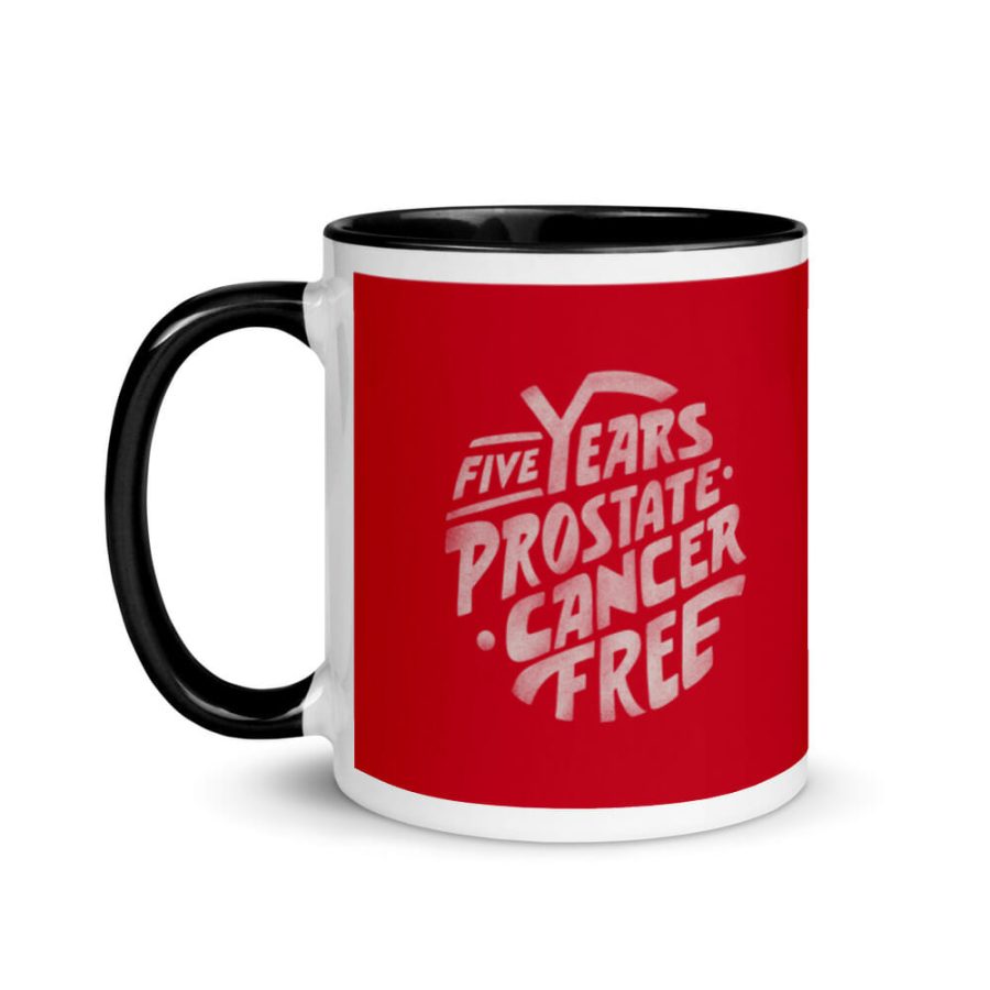 5 Years Prostate Cancer Free | Mug With Color Inside