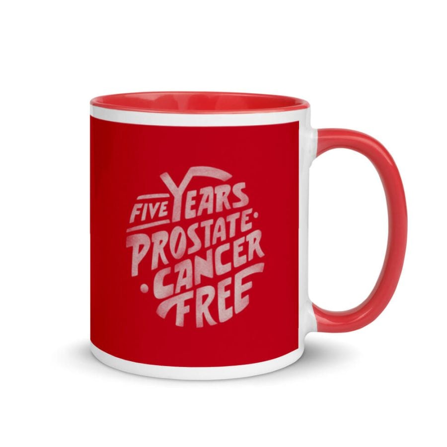 5 Years Prostate Cancer Free | Mug With Color Inside