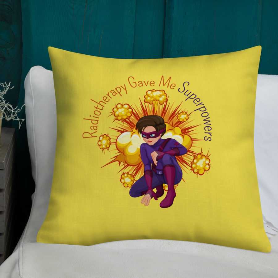 Radiotherapy Gave Me Superpowers | Decorative Throw Pillow