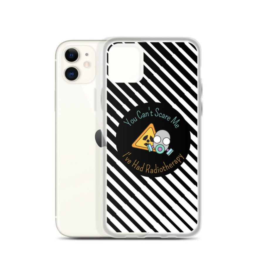 Motivational Striped iPhone Case: 'You Can't Scare Me, I've Had Radiotherapy - Image 6