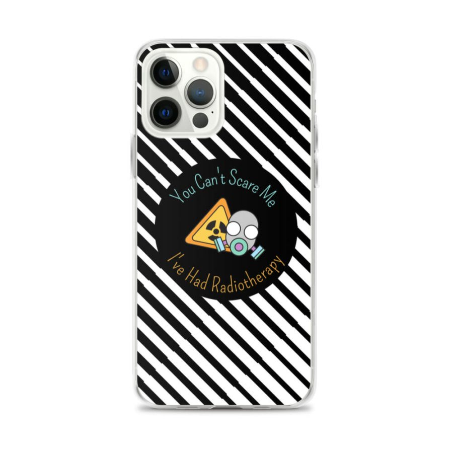 Motivational Striped iPhone Case: 'You Can't Scare Me, I've Had Radiotherapy - Image 17