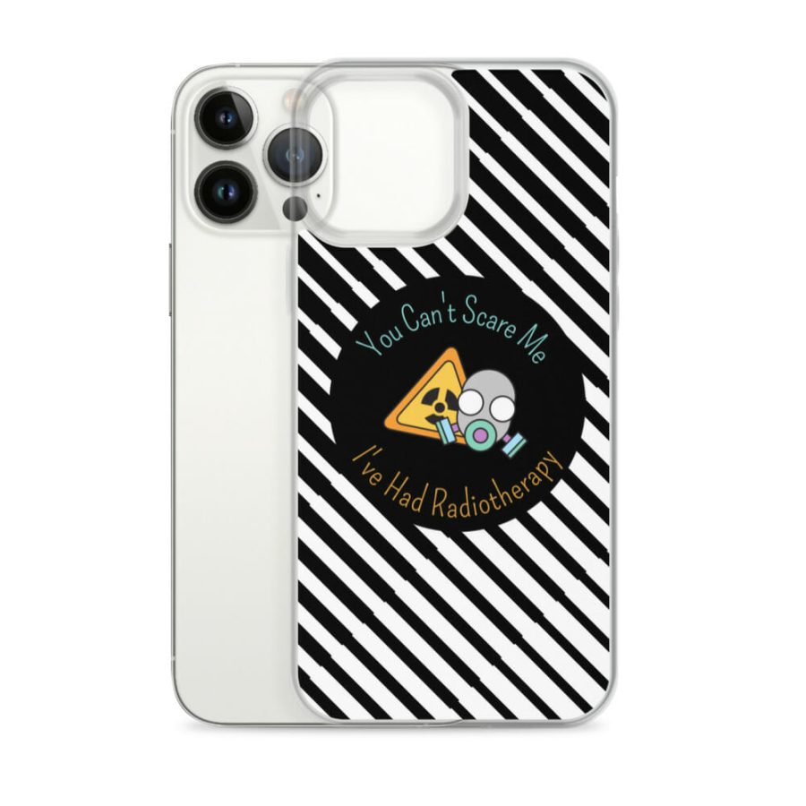 Motivational Striped iPhone Case: 'You Can't Scare Me, I've Had Radiotherapy - Image 25