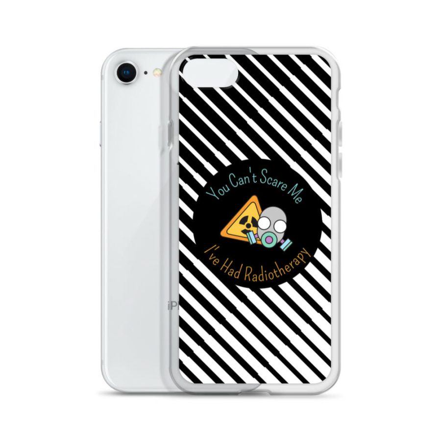 Motivational Striped iPhone Case: 'You Can't Scare Me, I've Had Radiotherapy - Image 22