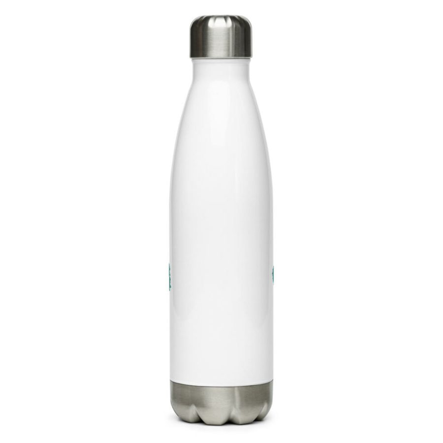 Stainless Steel Water Bottle White 17Oz Back 6278Cc3D36E00