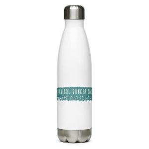 Stainless Steel Water Bottle White 17Oz Front 6278Cc3D36538