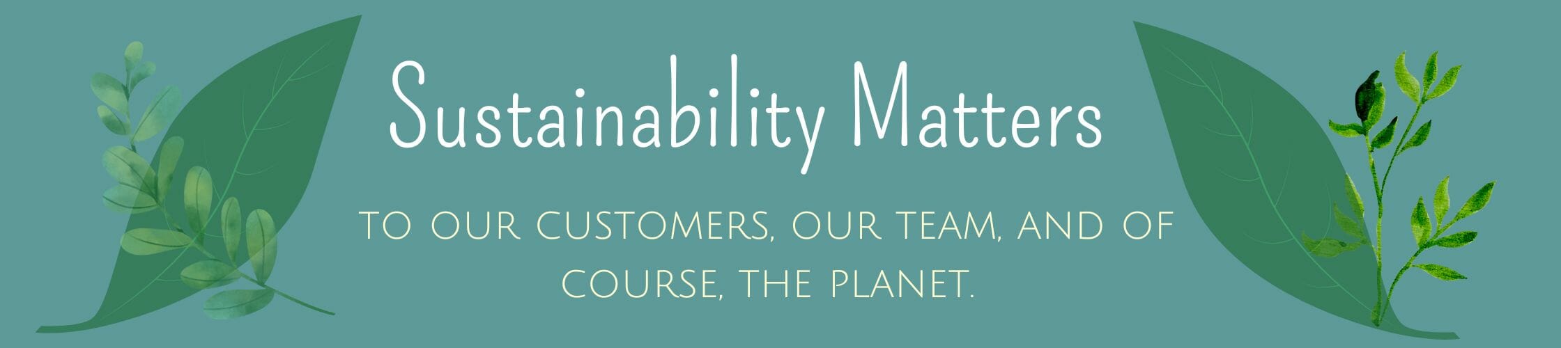Sustainability Matters