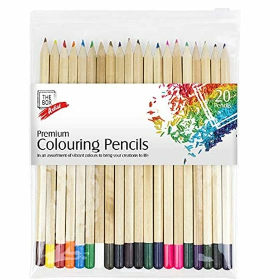 The Box Artist 20 Premium Colouring Pencils