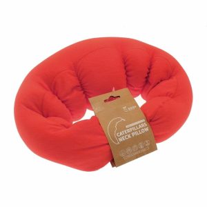 Red Caterpillar Design Travel Neck Cushion
