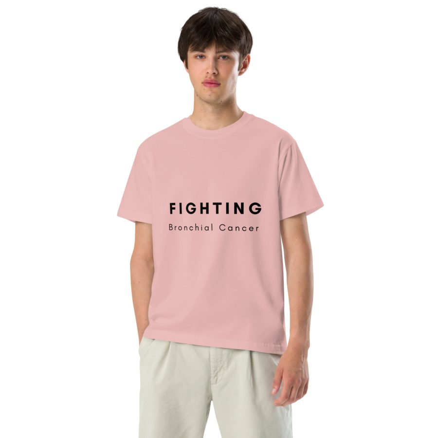 Lightweight Cotton T Shirt Dusty Pink Front 63De1B7C92B57