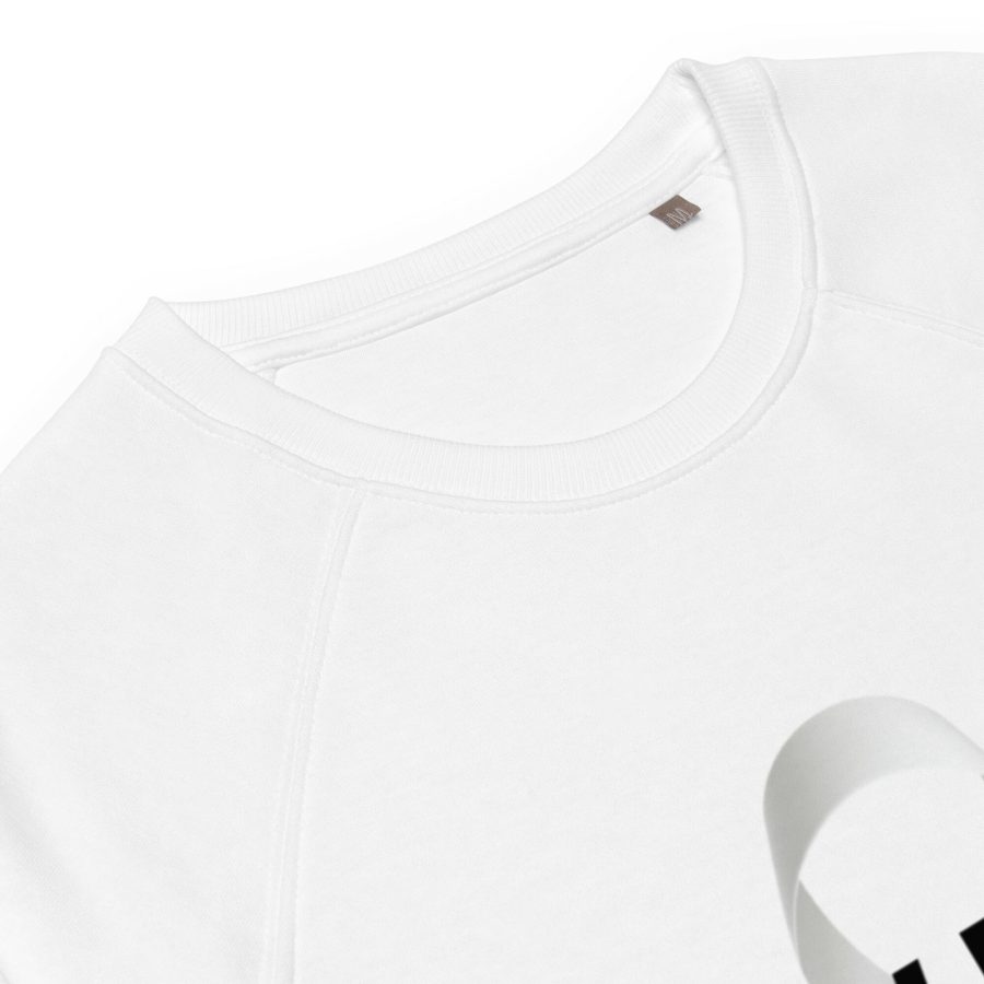 Unisex Organic Raglan Sweatshirt White Product Details 63De16753Bcb3