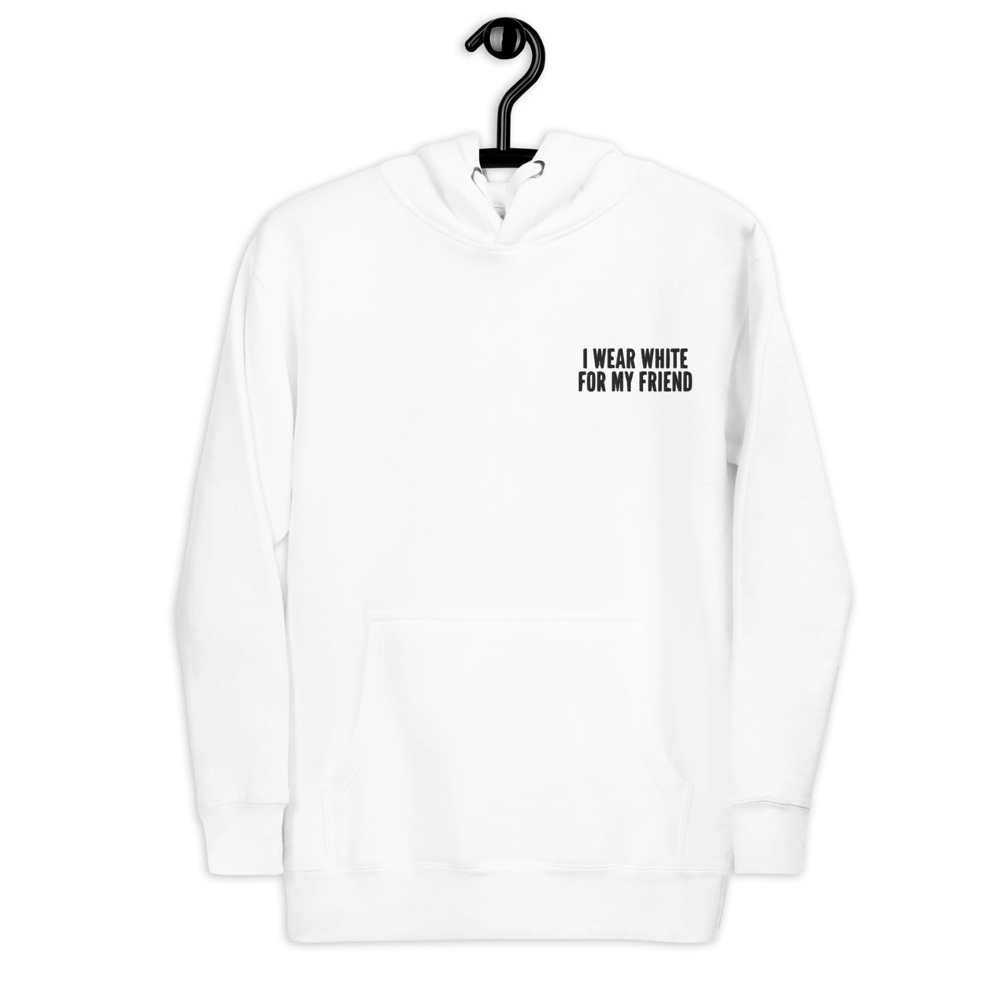 White friends online hoodie