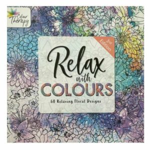 Colour Therapy Relax With Colours Floral Flowers, Featuring 60 Designs.