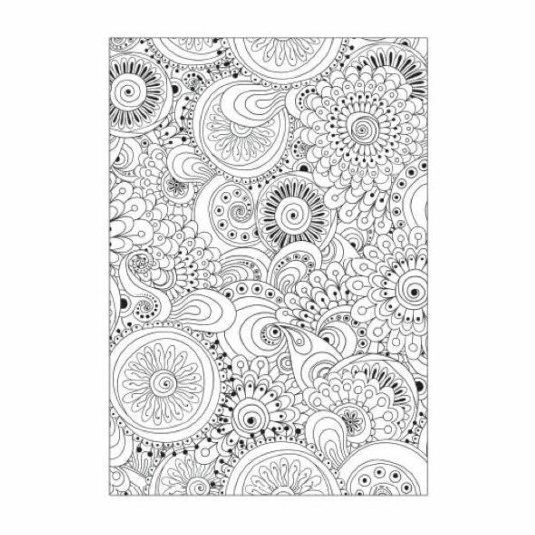  Stress Relieving Adult Coloring Book - Zen Doodle