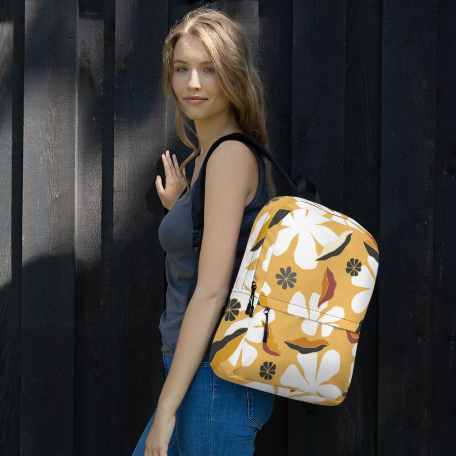 All Over Print Backpack White Right 642F1Fb847036