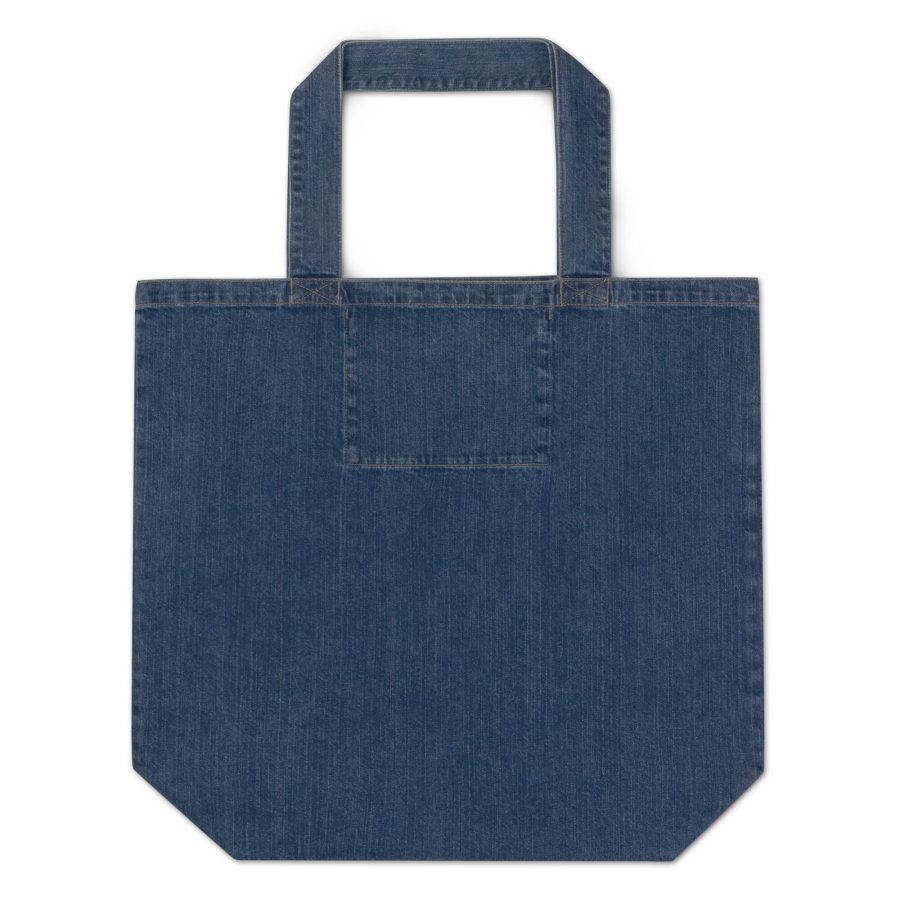 Organic Denim Tote Bag Denim Blue Back 642F07De8Fa3B