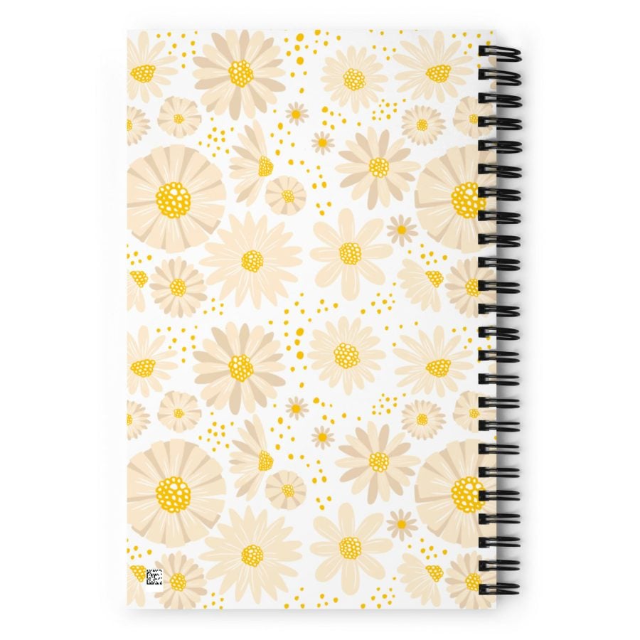 Spiral Notebook White Back 644E67478166D