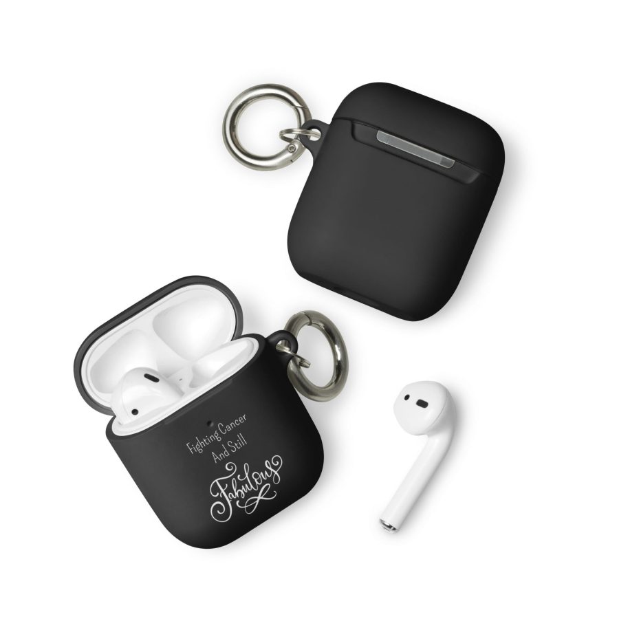 Rubber Case For Airpods Black Airpods Front 647B14A2Bedc7
