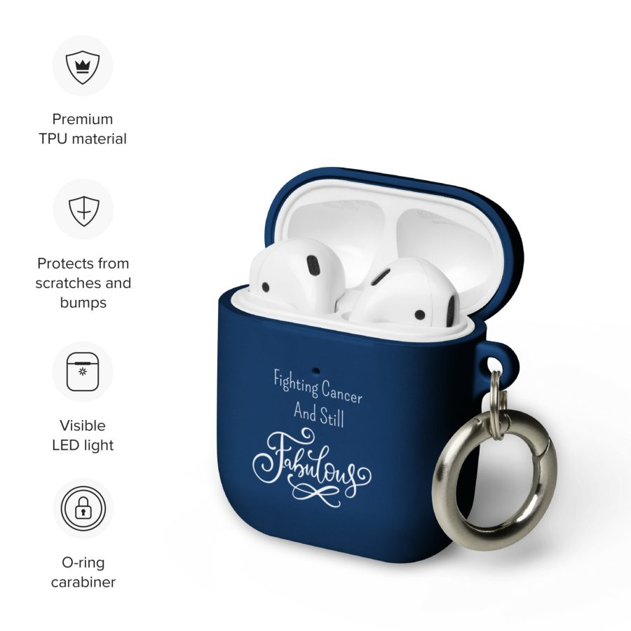 Rubber Case For Airpods Navy Airpods Front 647B14A2Bf5Ef