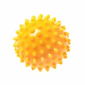 7cm Yellow Spiky Massage Ball | Trigger Point Therapy
