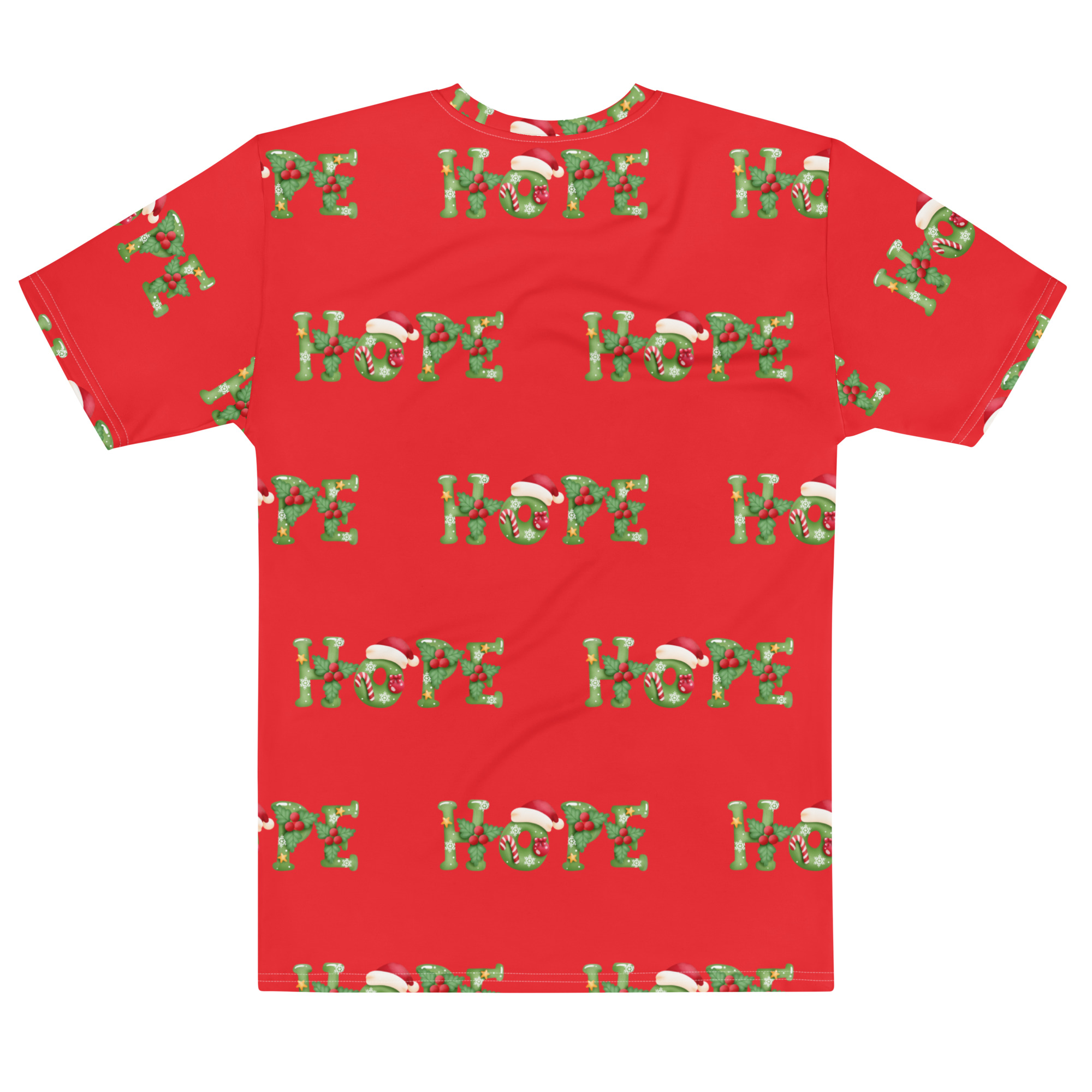 Hope Men's Christmas T-Shirt - Image 5