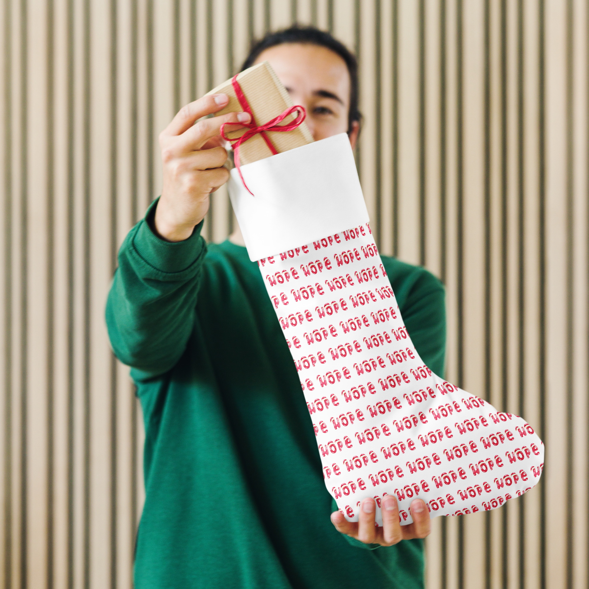 Hopeful Hearts Christmas Stocking - Image 3