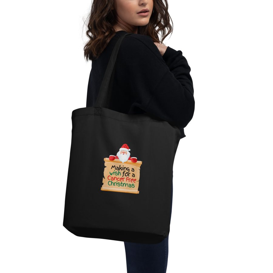 Wishing for a Cancer-Free Christmas: Eco Tote Bag - Image 3