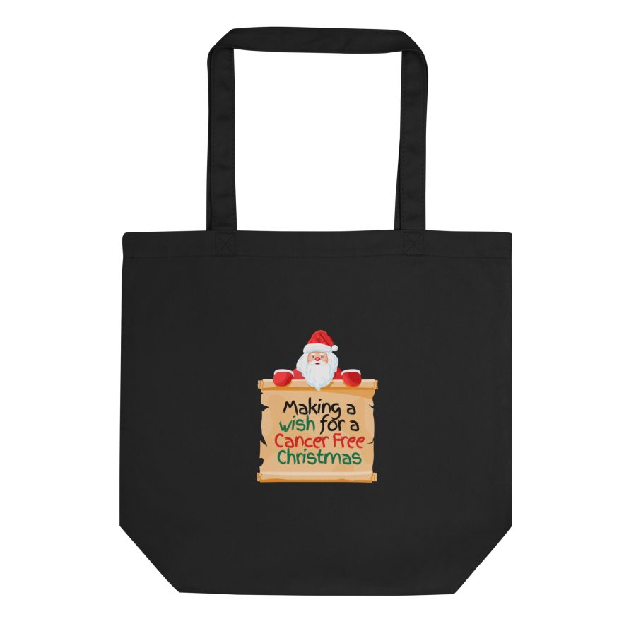 Wishing for a Cancer-Free Christmas: Eco Tote Bag - Image 5