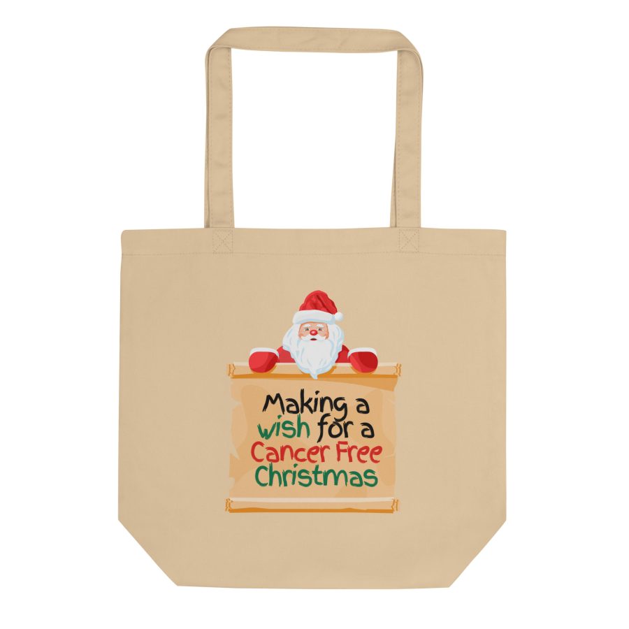 Wishing for a Cancer-Free Christmas: Eco Tote Bag - Image 6
