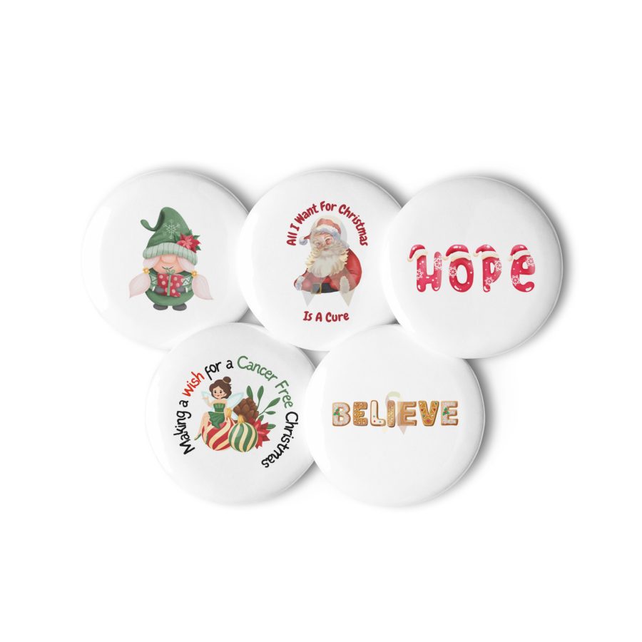 Christmas Cure Pin Buttons Set - Image 4