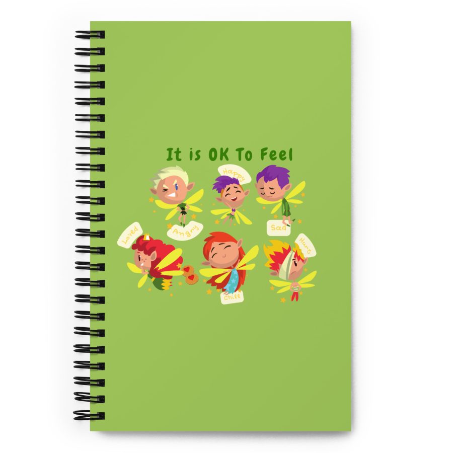 'It Is Okay to Feel' Spiral Notebook
