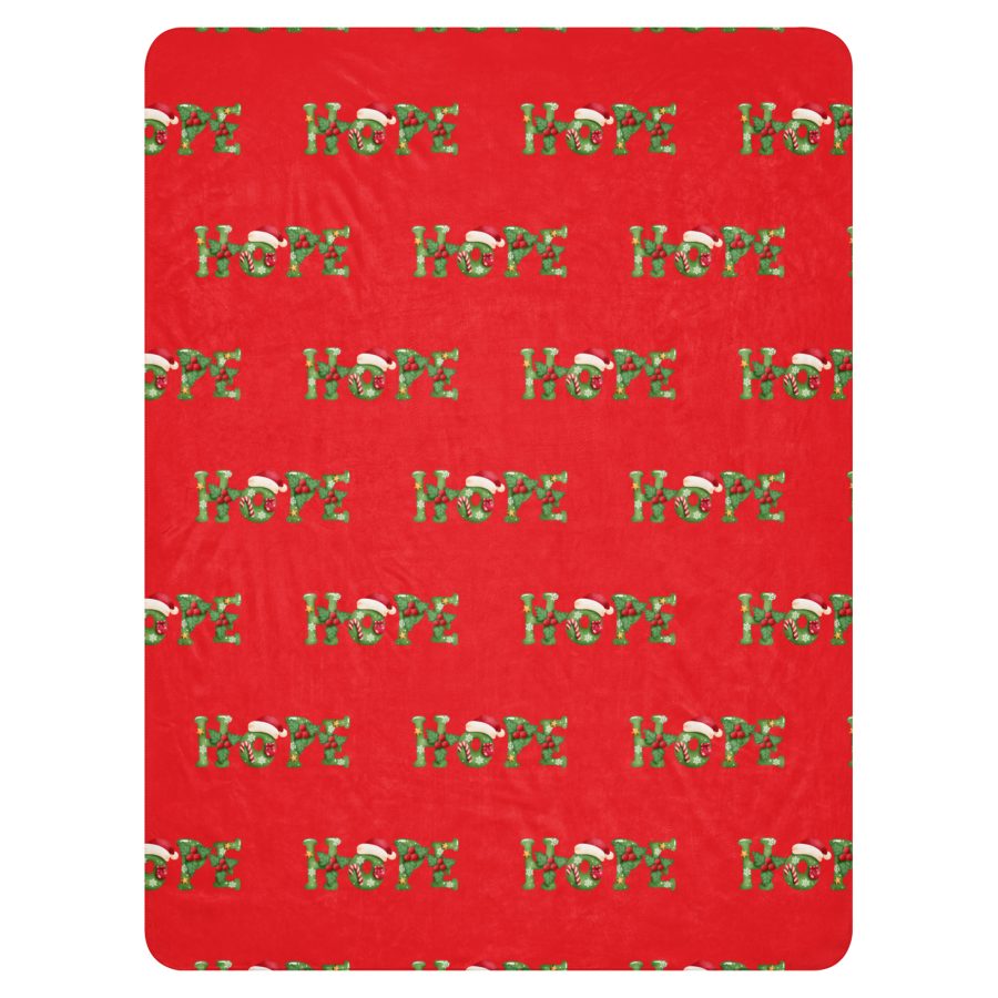 Christmas Hope Sherpa blanket - Image 11