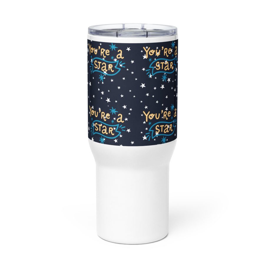 Star-Struck Travel Mug with Handle